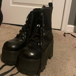 Current Mood Combat Boot Platforms from Dollskill